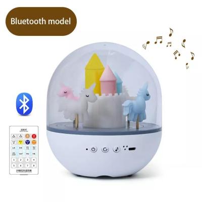 China PVC Carousel Music Box Night Light for Kids, Cute Lamp, USB Rechargeable and Baby Toddler Nursery Bedroom Decor Dimmable and Portable and for sale