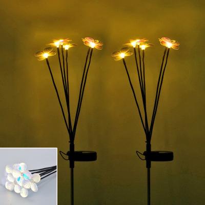 China Outdoor Solar Colorful Blossom Flowers Lights Decorative for Garden Landscape Yard Light for sale