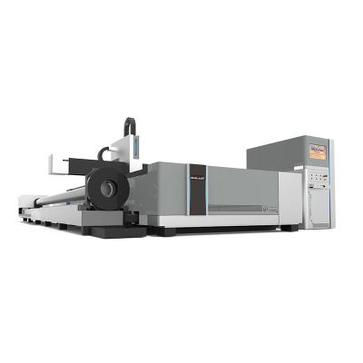 China optional 1500*3000mm/2000*4000mm/2500*6000mm 2000w 3000w cnc metal tube fiber laser cutting machine 20000w sheet and tube fiber laser cutting machine for sale