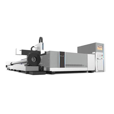 China optional 1500*3000mm/2000*4000mm/2500*6000mm 20000w metal tube fiber laser cutting machine sheet and tube fiber laser cutting machine for sale