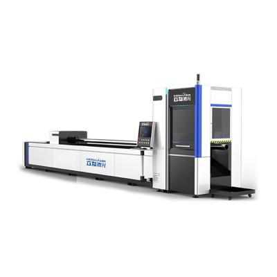 China morning 3000w 6000w 120000w 20000w 30000w optional 1500*3000mm / 2000*4000mm / 2500*6000mm metal tube fiber laser cutting machine pipe zu verkaufen