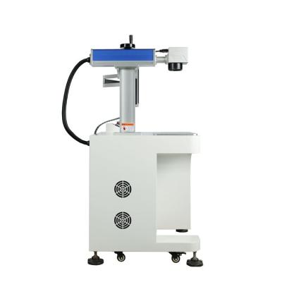 China Laser Marking 30w 50w Fiber Laser Settings Mini Laser Marking Machine Made In China for sale