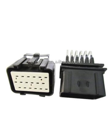 China Waterproof Black Male And Female Automotive Connector Tyco Amp 18 Pin Auto Pbc 344106-1 for sale