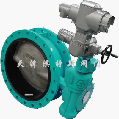 China ISO/CE Factory General Large Size Double Flange DN1800 Concentric Butterfly Valve for sale