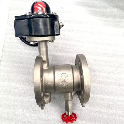 China General Worm Rubber Gear Driven Seal U Flange Type Butterfly Valve For Seawater Butterfly Valve for sale