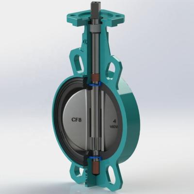 China Combination type of new design general butterfly valve and check valve for sale