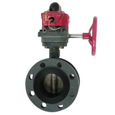 China General Standard GB12238 Cast Iron Butterfly Valve Flange Style SS316L Disc Valves for sale