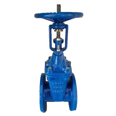 China Water Handhwheel PN10 Ductile Iron Wafer Knife Gate Valves Two Way Joint for sale