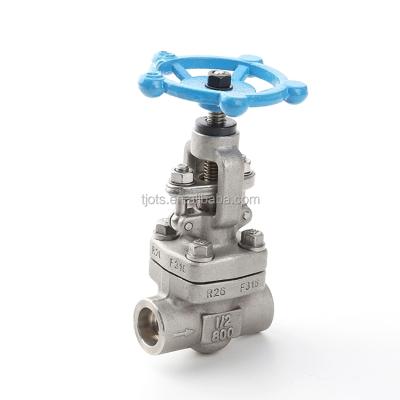 China General Forged Steel A105N 1 Inch Socket Weld Lever Gate Valve for sale