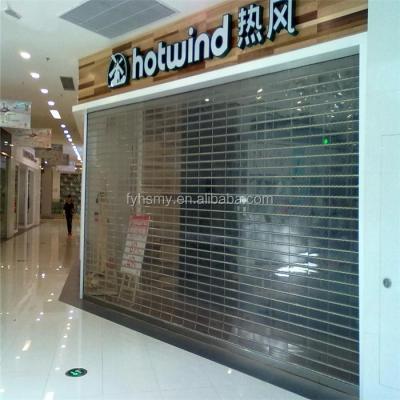 China PC roller shutter vertical rolling door/transparent crystal rolling door/polycarbonate for sale