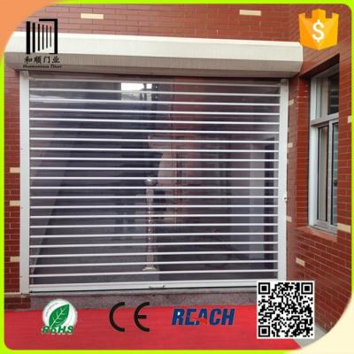 China Transparent Bulletproof Crystal Rolling Door / Polycarbonate Automatic Bulletproof Transparent Sheet / Salt for sale