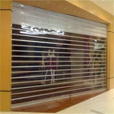 China Modern Grill Rolling Designs Sliding Aluminum Frame Rolling Door / Bullet Proof Doors for sale