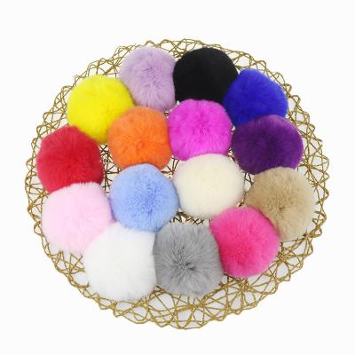 China Pompom Ball Pompom Balls Craft Accessories Decoration 8CM 10cm 12cm 15cm DIY Faux Rabbit Fox Fur Fox Fur Plush Toy for sale