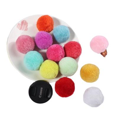 China DIY Crafts Plush Pompoms Decoration Holiday Sewing Accessories Pom Pompoms Ball Furball Home Decor Jewelry Outdoor Soft Fluffy Scarf Dress for sale