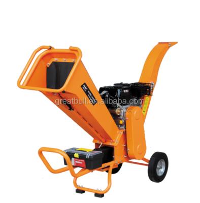 China New 6.5hp Gasoline Garden Chipper Waste Wood Shredder Wood Machine for sale