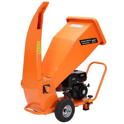 China Waste Wood Shredder Greatbull 13HP Wood Branches Chipper Shredder Machine 4-Stroke Gasoline Engine Garden Shredder for sale