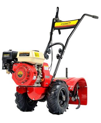 China Farms Greatbull 6.5HP Gasoline Power Mini Land Tiller Forestry Machinery Cultivator with Support Drive Hand Garden Rotary Cultivator for sale