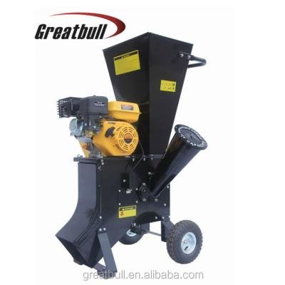 China 6.5hp Gasoline 4 Stroke Shaving Machine Wood Chipper Wood Crusher for sale