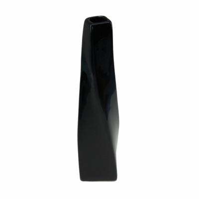 China Dry Bouguets Factory Direct To Sell Modern Black Porcelain Ceramic Vases For Home Decor for sale