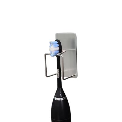 China Double Stocked Stainless Steel Toothpaste Dispenser With Toothbrush Holder for sale