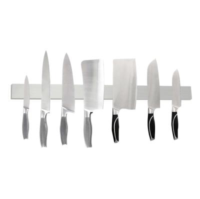 China Magnetic Knife Holder Stored Knife Strips Stainless Steel Magnetic Knife Holder For Kitchen à venda