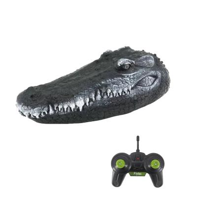 China Prankish RC Hobby Toy for Garden Pool Pond Alligator Artificial Remote Control Boat Head 2.4G 4CH Toy Animal RC Alligator for sale