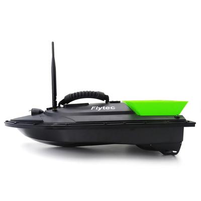 China Bait Plastic Remote Control Fishing Boat With Two Green Fish Finder 1.5kg Tanks RC Loading Boat No.2011-5 for sale