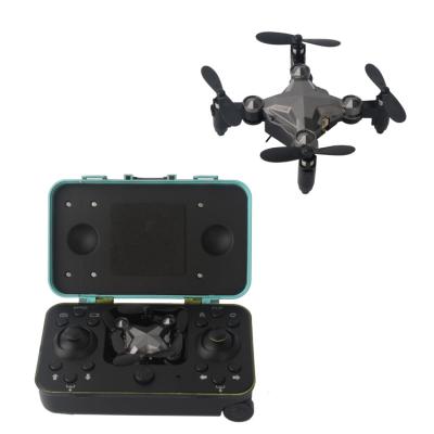 China Customized Customized Model Camera Optional Luggage Control Portable Quadcopter Flight Toys 2.4G RC Mini Drone for sale