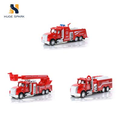 China Toy Alloy Diecast Toy Car Fire Trucks Sets Models 3 Matched Die Cast Alloy Metal Cars Trucks Vehicles Toys Best Die Cast Toy Model Cars for sale