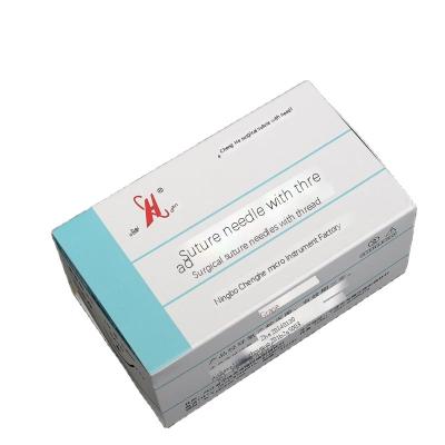 China The best no. Atraumatic Sale 20180055 Sutures Needles Wholesale Sutures OEM Absorbable Eye Suture Needle Suture Needle for sale