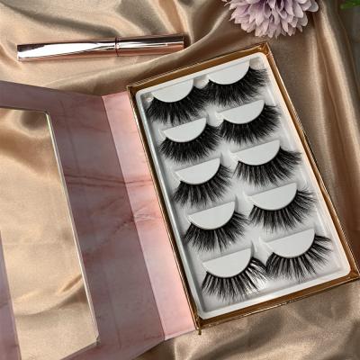 China 3d Faux Mink Eyelash Your Logo Wispy Lash White Lash Boxes Natural Mink Lashes Wholesale Price for sale