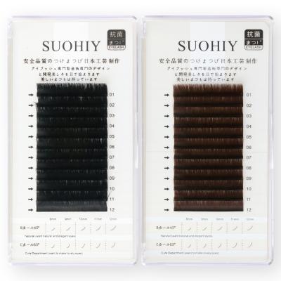 China Factory Price Natural Long Volume Fans Lashes Quick Blowout Easy Fanning Eyelash Extensions for sale