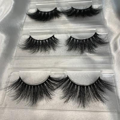 China 25mm Mink Eyelash 6d Mink Lashes Reusable Fluffy Mink Lashes Private for sale