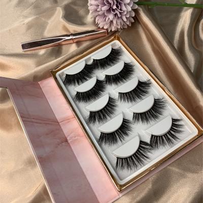 China 100% Real Mink Lashes Light Fluffy Private Label Volume False Mink Eye Lashes Free Sample Eyelash for sale