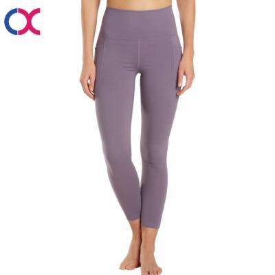 China Yoga High Wicking Breathable Sweat Fitness Tummy Control Waist Quick Dry Sports Workout Leggings for sale