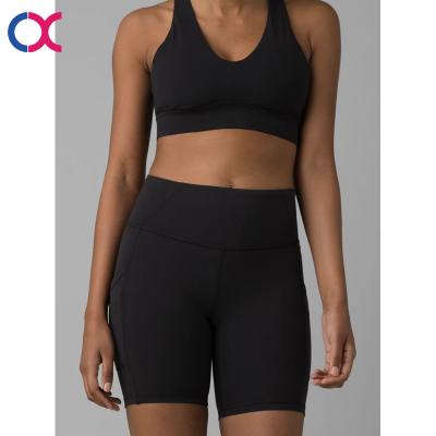 China Women's Breathable Quick Dry Four Way Stretch Good OEM Yoga Comfortable Elastic Shorts for sale