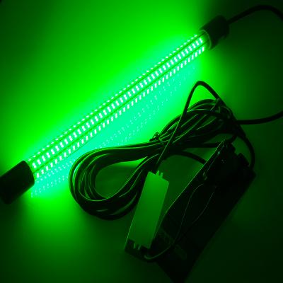 China New Design No-noise Durable 30W Fishing Light 12V LED Green Light For Fishing 30*600mm for sale