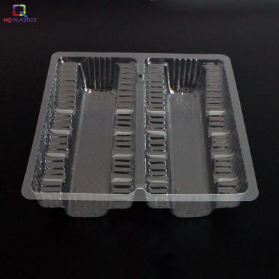 China Recyclable Plastic Container Square Fruit Packing Box Disposable Plastic Fruit Box for sale