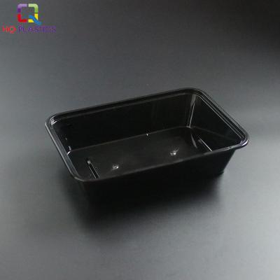 China Recyclable Oblong Multifunctional Plastic Take Away Food Box for sale