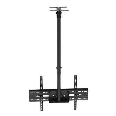 China Cold Rolled Steel Tilt Swivel Hanging Full Motion TV Mount Bracket Height Adjustable Ceiling TV Mount Fits 32-65 Inch for sale