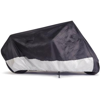 China Best Classic 210D 0utside 2 or 3 Bikes Mountain Storage Windproof Water Dustproof Outdoor Motorcycle Bike Cover Large for sale