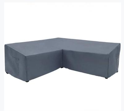 China V-shaped Waterproof Dustproof Windproof Fabric Sofa Cover Modern Furniture Corner Garden OEM Sofa Cover Oxford Outdoor for sale