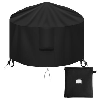 China factory outdoor cover fithigh quality 30 inch round pit cover custom wholesale fire dustproof water resistant for sale