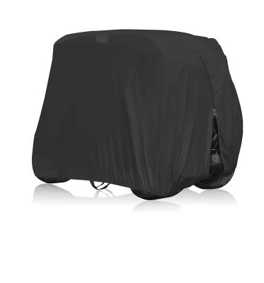 China Sunproof Waterproof Outdoor Storage Premium Golf Cart Cover For EZ GO - 4 Passenger 600D Sun Proof Dust Proof Club Car Waterproof Golf Cart for sale