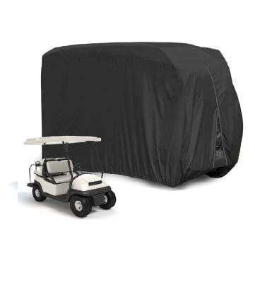 China 600D Waterproof Golf Cart Heavy Duty Cover Rainproof Golf Cart Cover Universal Fits For Most Brand Rainproof for sale