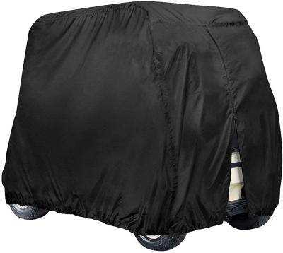 China Hot Selling Heavy Duty Amazon 600D Oxford Golf Cart Heavy Duty Waterproof Cover Fits For Most Brand Golf Cart 4 Passenger for sale