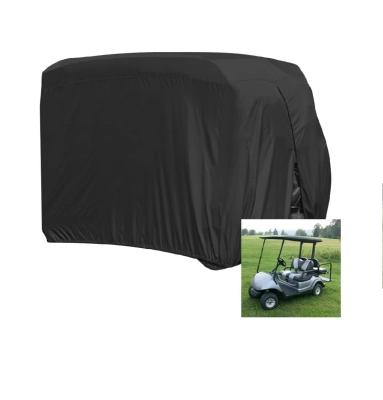 China Sunproof Waterproof Outdoor Storage Golf Cart Cover - 4 Passenger 600D Oxford Cloth Waterproof Sun Wind Proof Club Car Golf Cart for sale