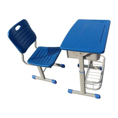 China Popular used school furniture single seater student desk and chair prices for sale