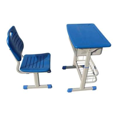 China Popular Used Modern College Classroom Furniture School Student Desk And Chair for sale