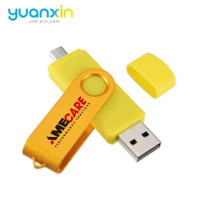 China 100% Real Otg Plastic Flash Drive 128Gb 64Gb 32Gb 16Gb 8Gb 4Gb 2Gb Pen Drive Smartphone Usb Pendrive Otg 2.0 Usb Flash Drive for sale